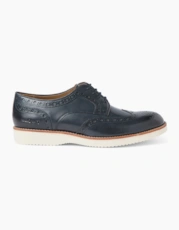 Navy Leather