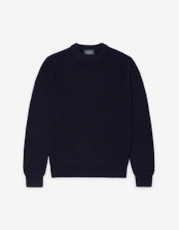 Navy Wool Mix