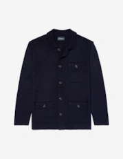 Navy Wool Mix
