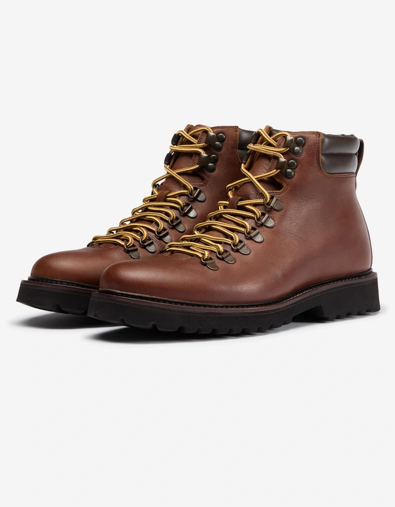 Oliver Sweeney Waxed Leather Hiker Boots