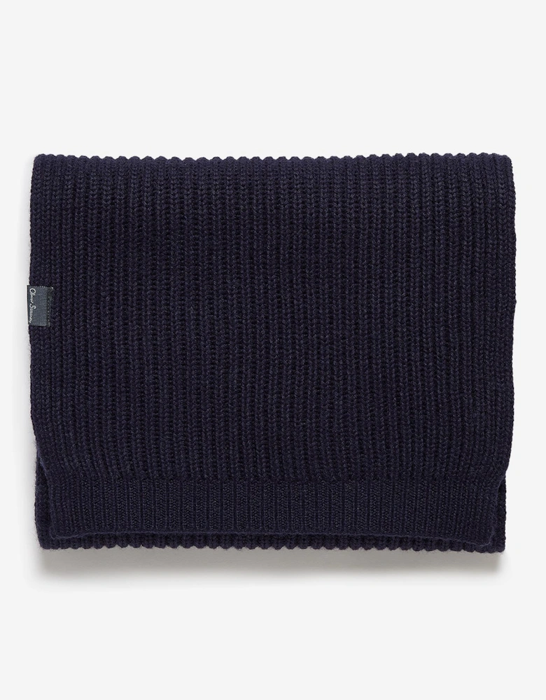 Oliver Sweeney Wool Blend Ribbed Scarf