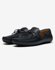 Navy Leather