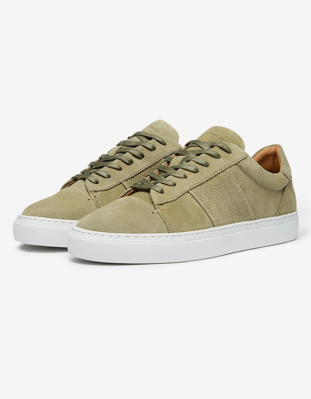 Oliver Sweeney Calf Suede Cupsole Trainers