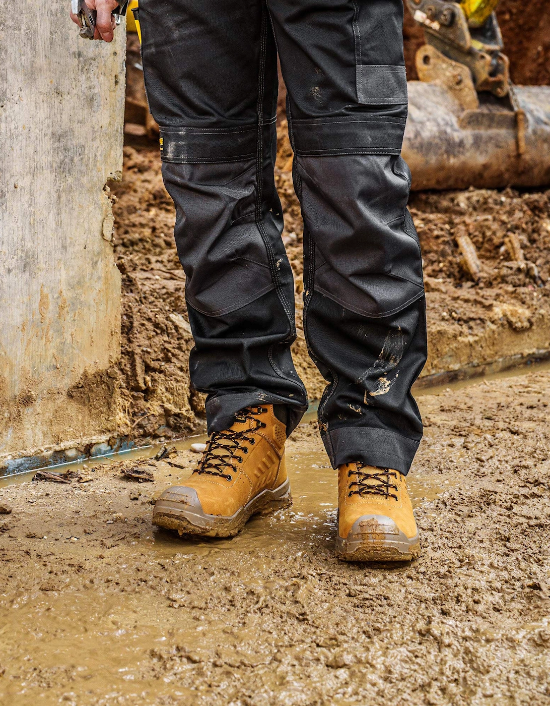 Dewalt MENTOR Mens Safety Boots Wheat