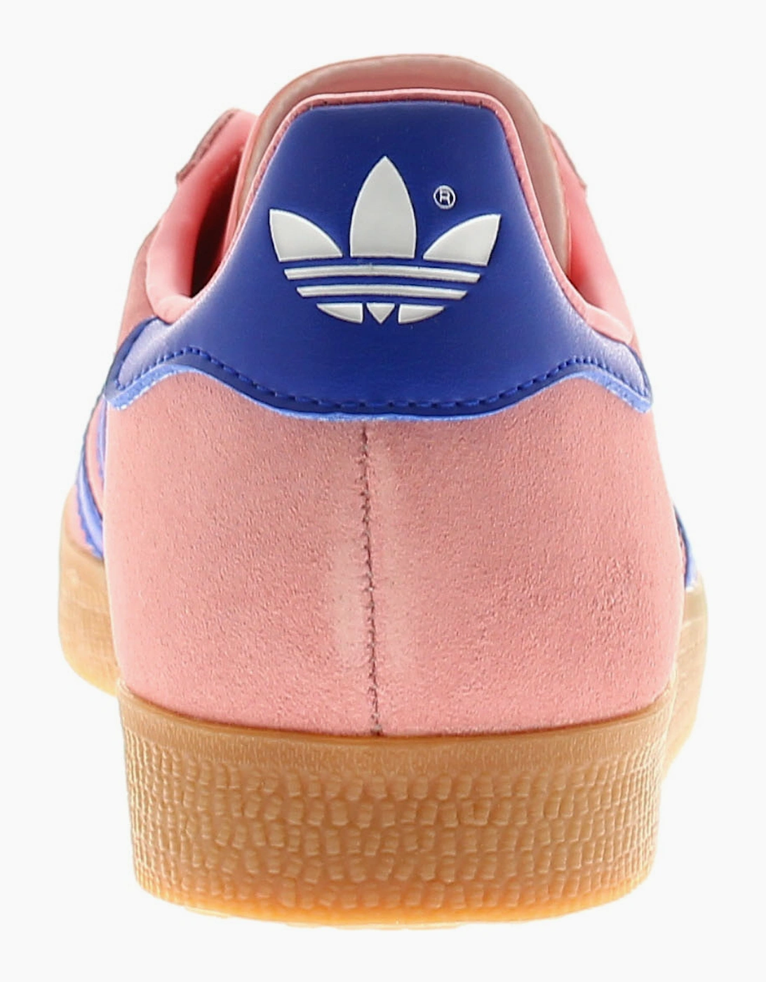 Adidas Originals Womens Trainers Gazelle Leather Lace Up Semi pink spark UK Size