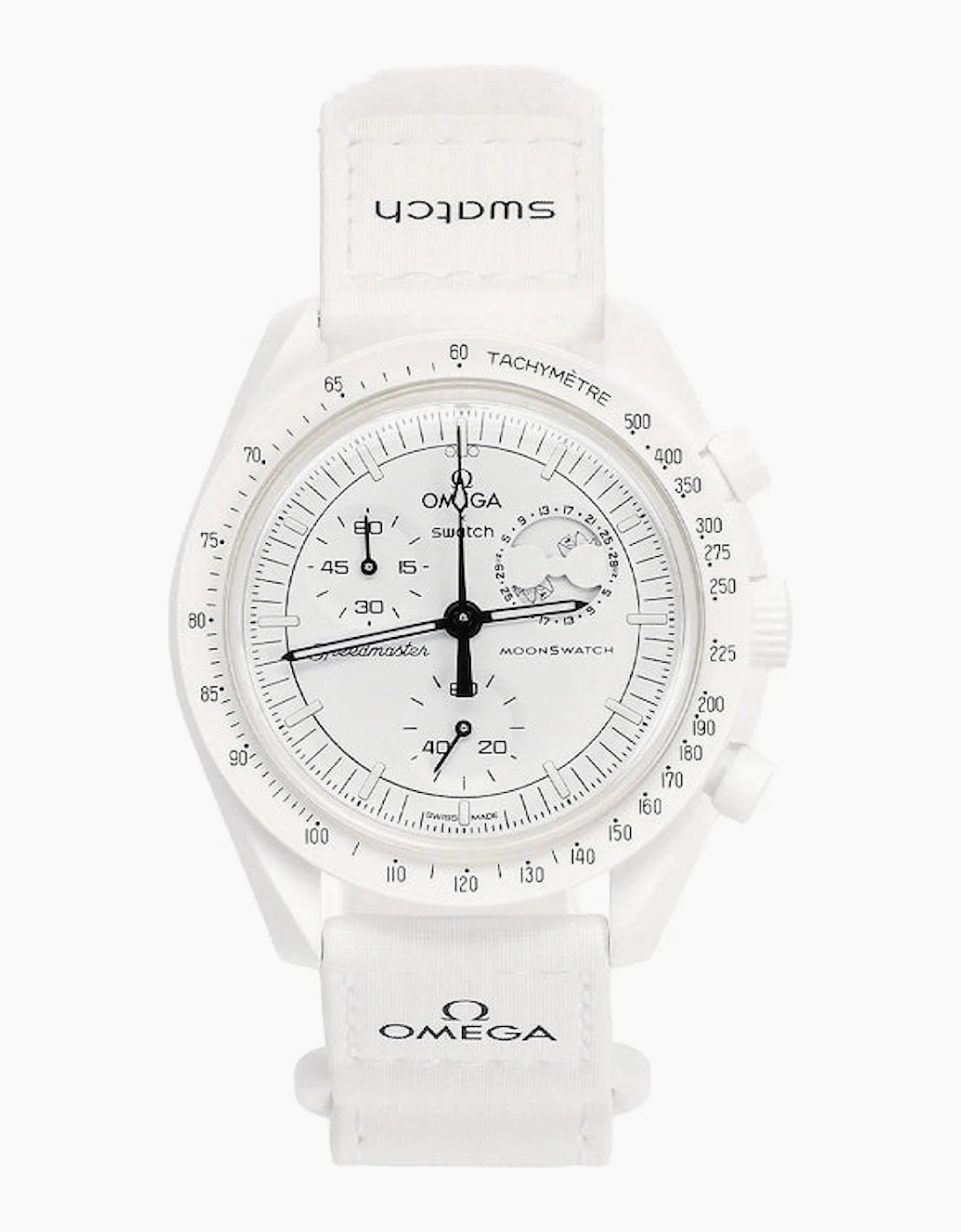 SWATCH X OMEGA MISSION TO MOONPHASE SNOOPY WHITE