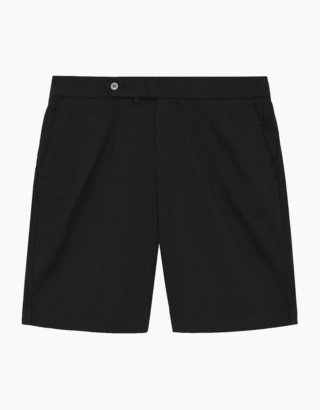 Lyle And Scott Unisex Black Lyle & Scott Superfine Chino Shorts  Size 30