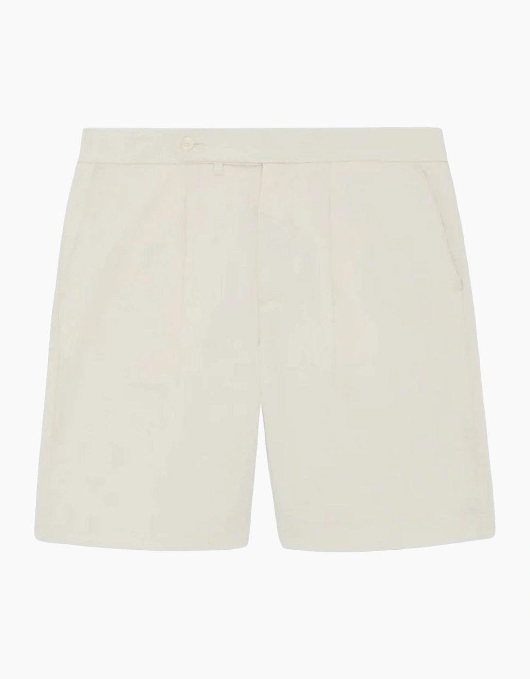 Lyle And Scott Unisex White Lyle & Scott Superfine Chino Shorts  Size 30