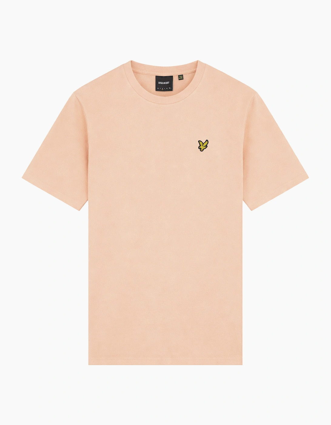 Lyle And Scott Men's Tan Lyle & Scott Popcorn Jacquard T-Shirt  42 Extra Large