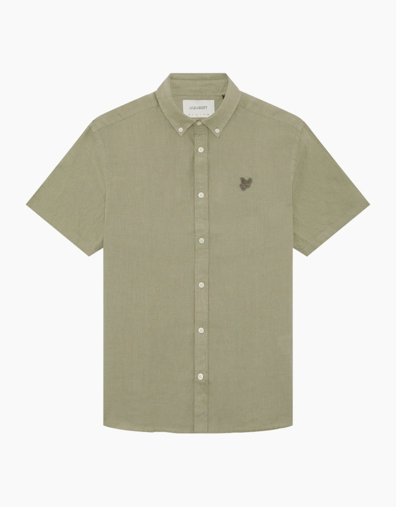 Lyle & Scott Short Sleeve Linen Shirt