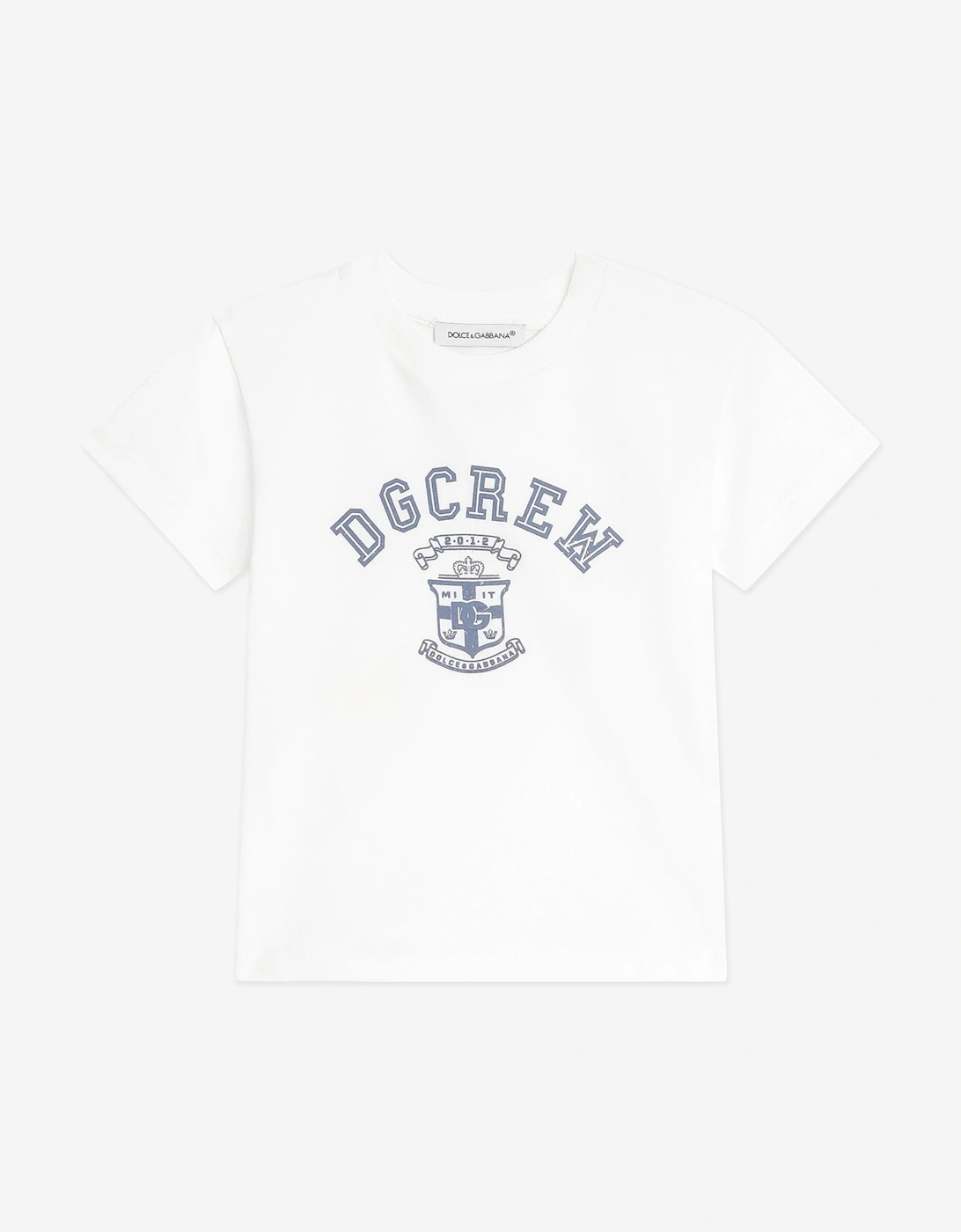 Dolce & Gabbana Baby Boys DG Crew T-Shirt in White