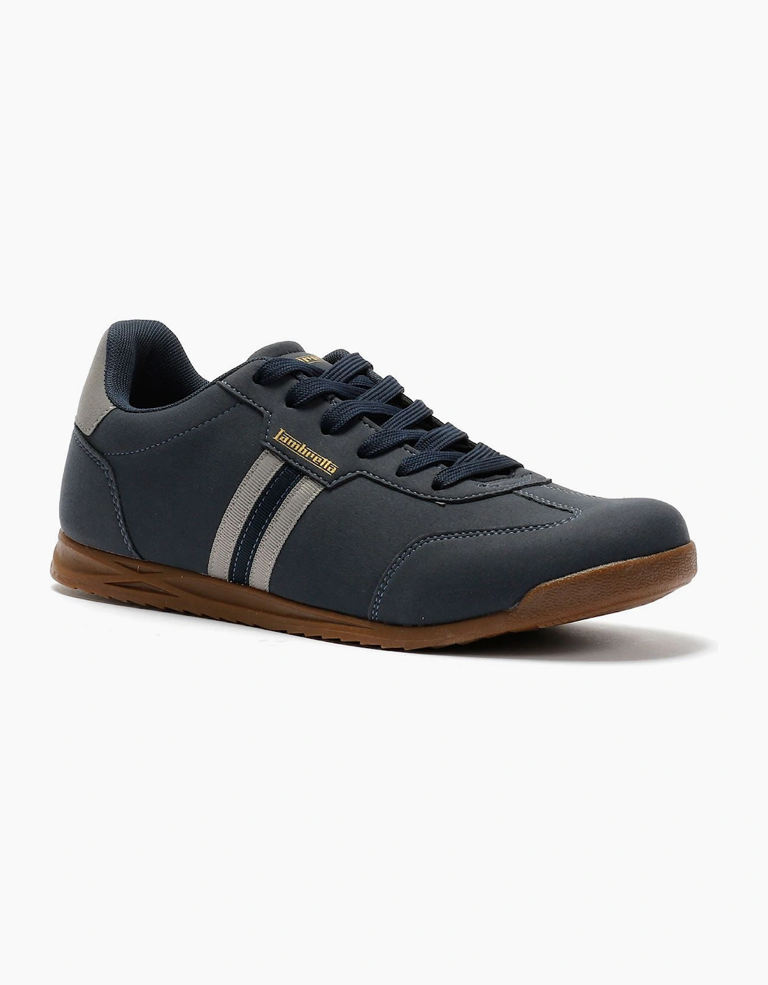 Lambretta Tackle Men's Navy/Charcoal Trainers