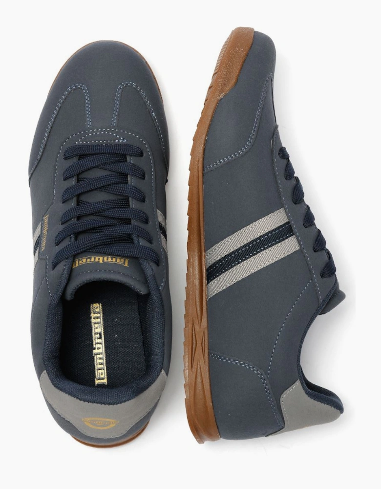 Lambretta Tackle Men's Navy/Charcoal Trainers