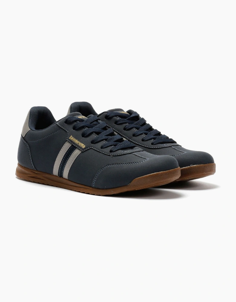 Lambretta Tackle Men's Navy/Charcoal Trainers
