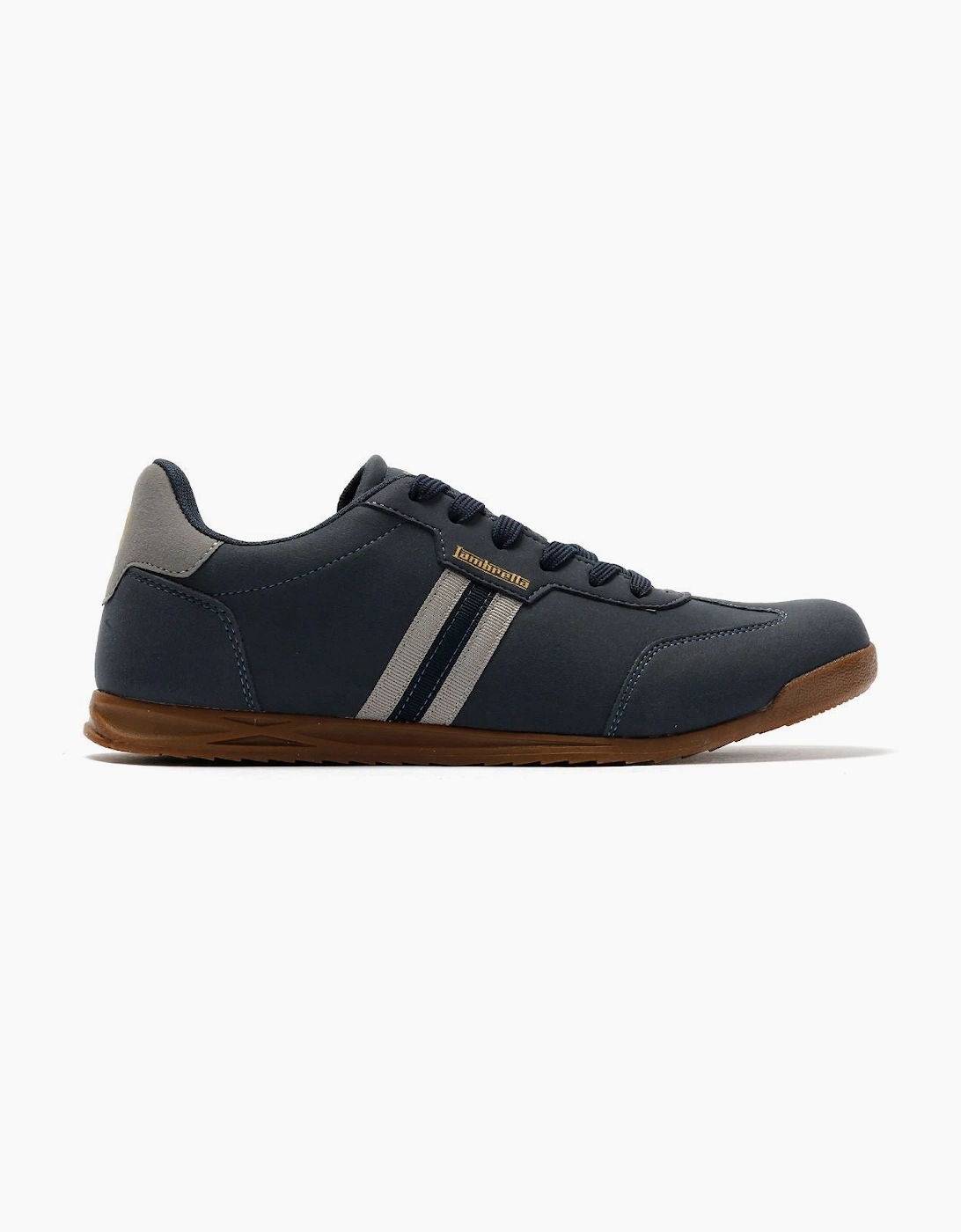 Lambretta Tackle Men's Navy/Charcoal Trainers