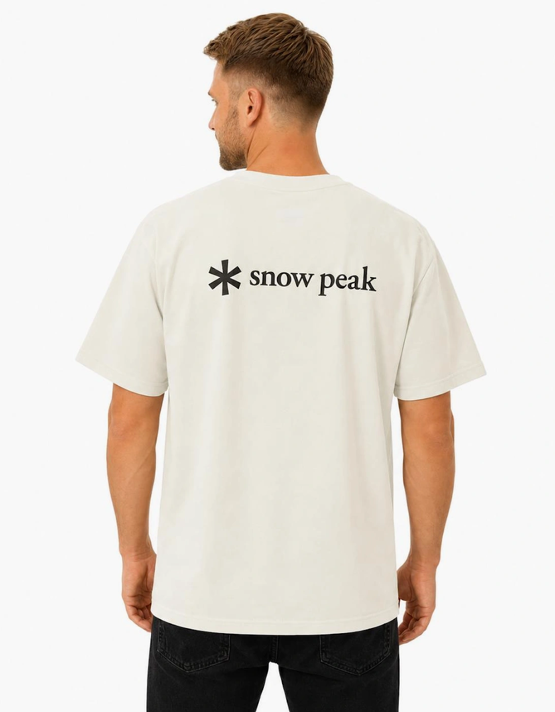 Snow Peak NSD Back Printed Logo T-Shirt Off White