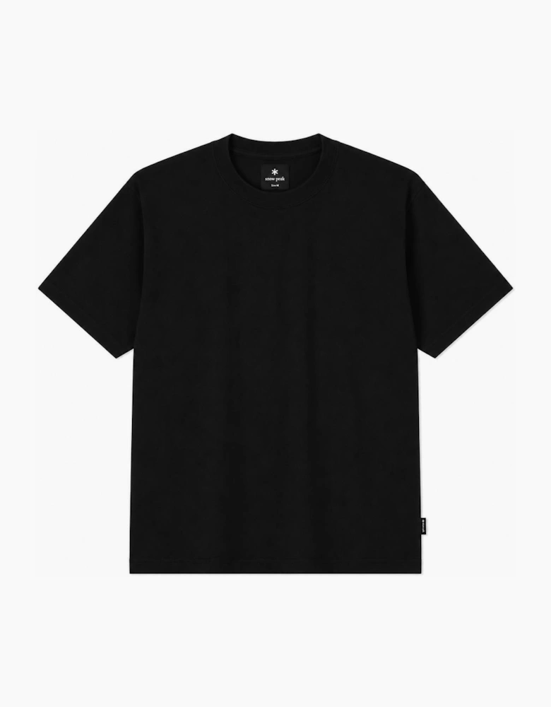 Snow Peak Back Printed Logo T-Shirt Black