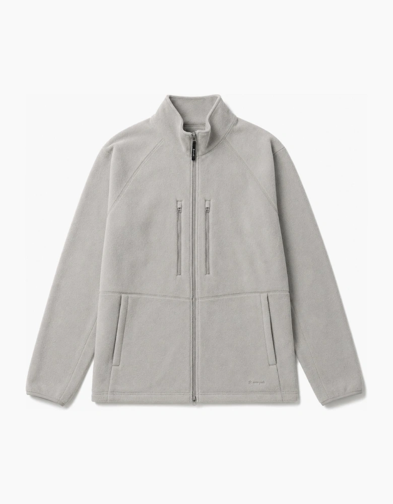 Snow Peak Water-Repellent Fleece Jacket Light Grey