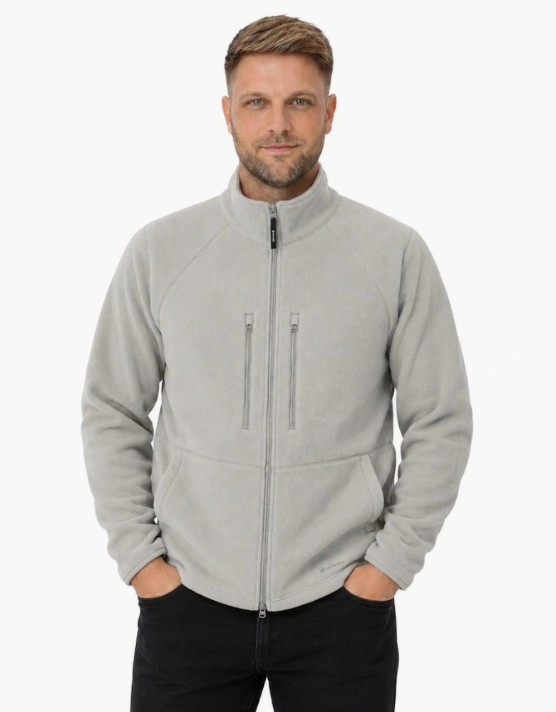 Snow Peak Water-Repellent Fleece Jacket Light Grey