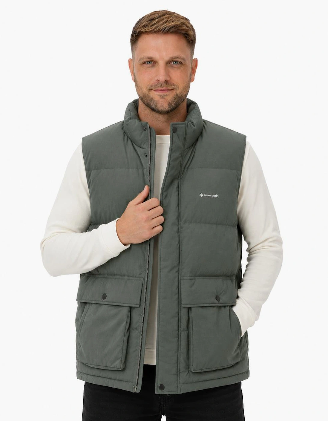 Snow Peak Everyday Down Vest Gilet Charcoal
