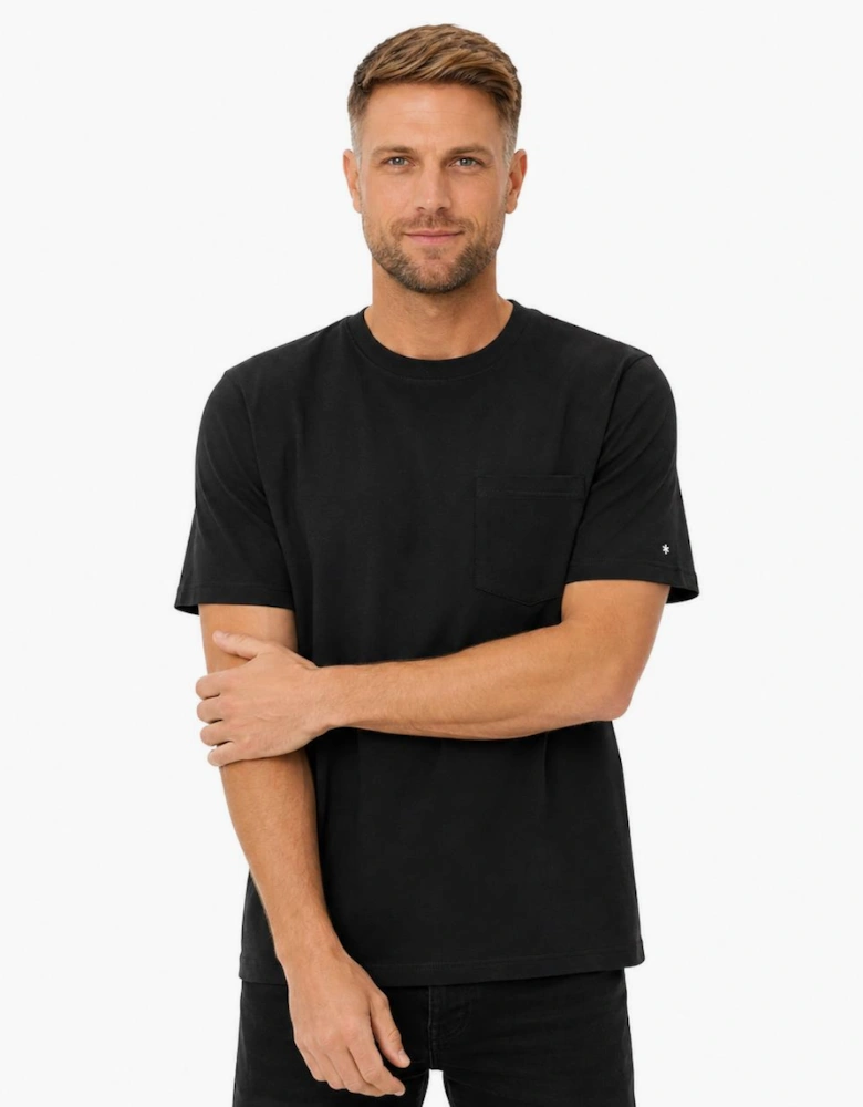 Snow Peak Recycled Cotton Heavy Short Sleeve T-Shirt Black