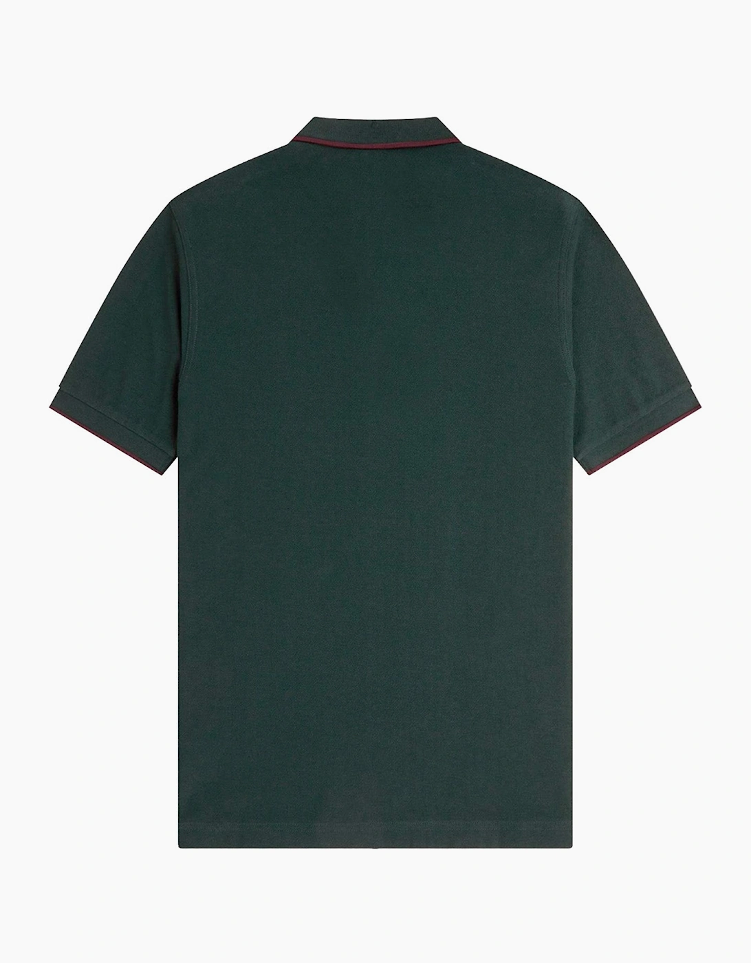 Fred Perry Crepe Pique Zip Neck Polo Shirt