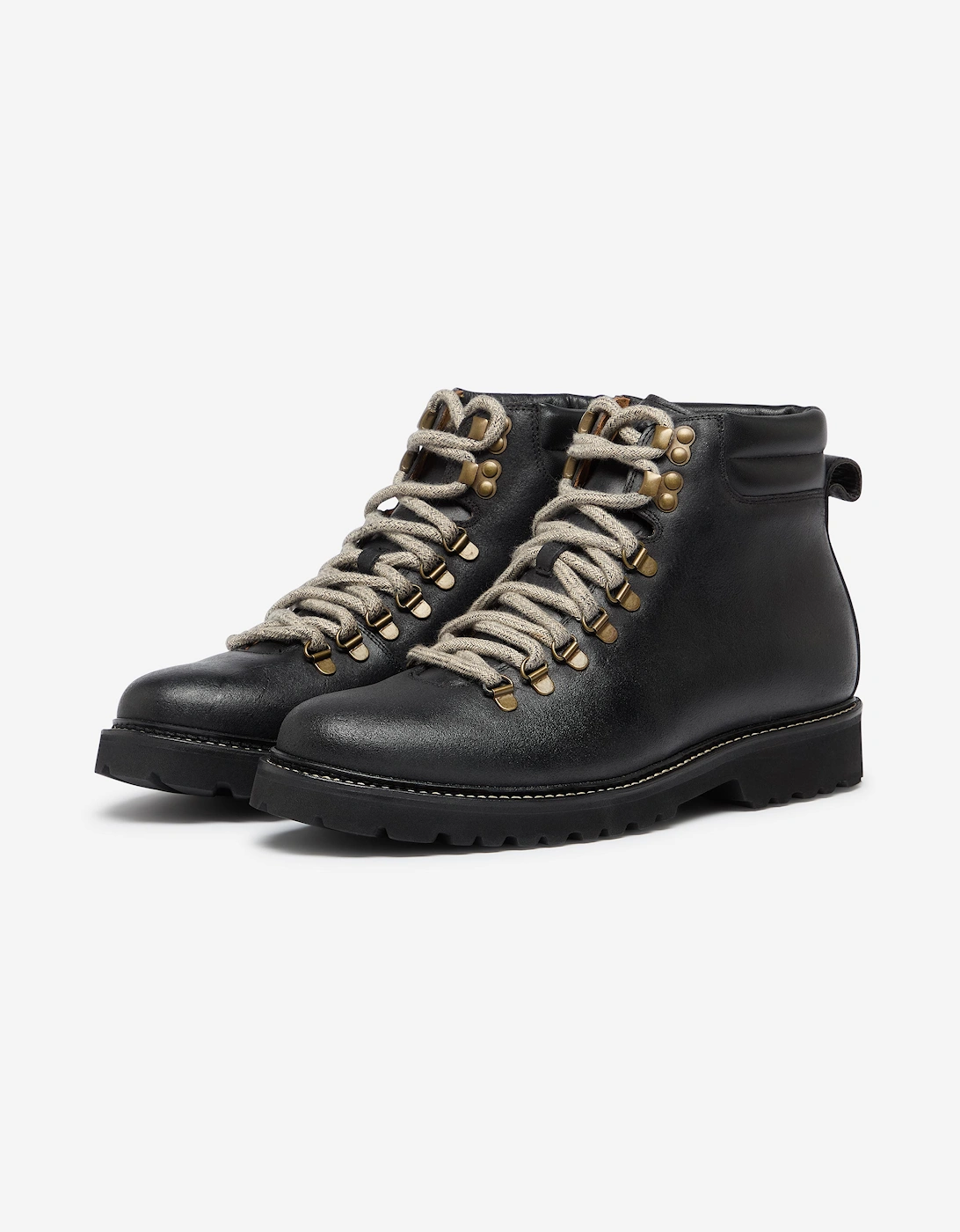Oliver Sweeney Waxed Leather Hiker Boots