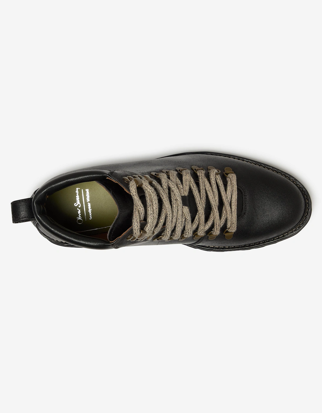 Oliver Sweeney Waxed Leather Hiker Boots