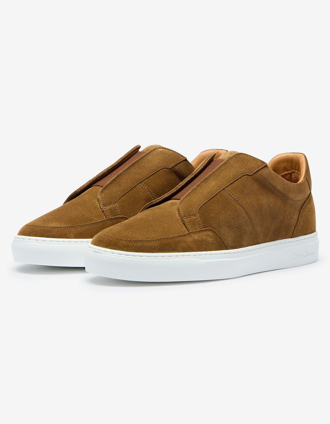 Oliver Sweeney Calf Suede Cupsole Trainers