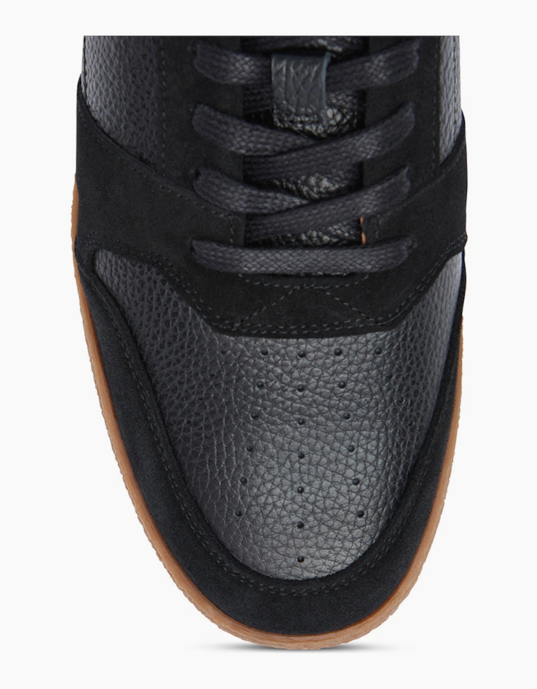 Oliver Sweeney Grained Leather/Suede Trainers