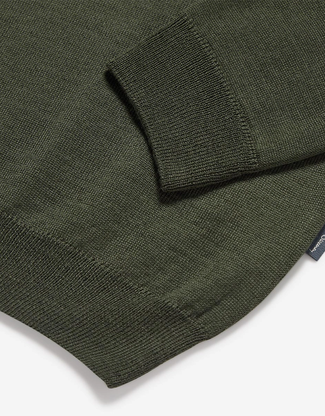 Oliver Sweeney Merino Wool Quarter Zip Jumper