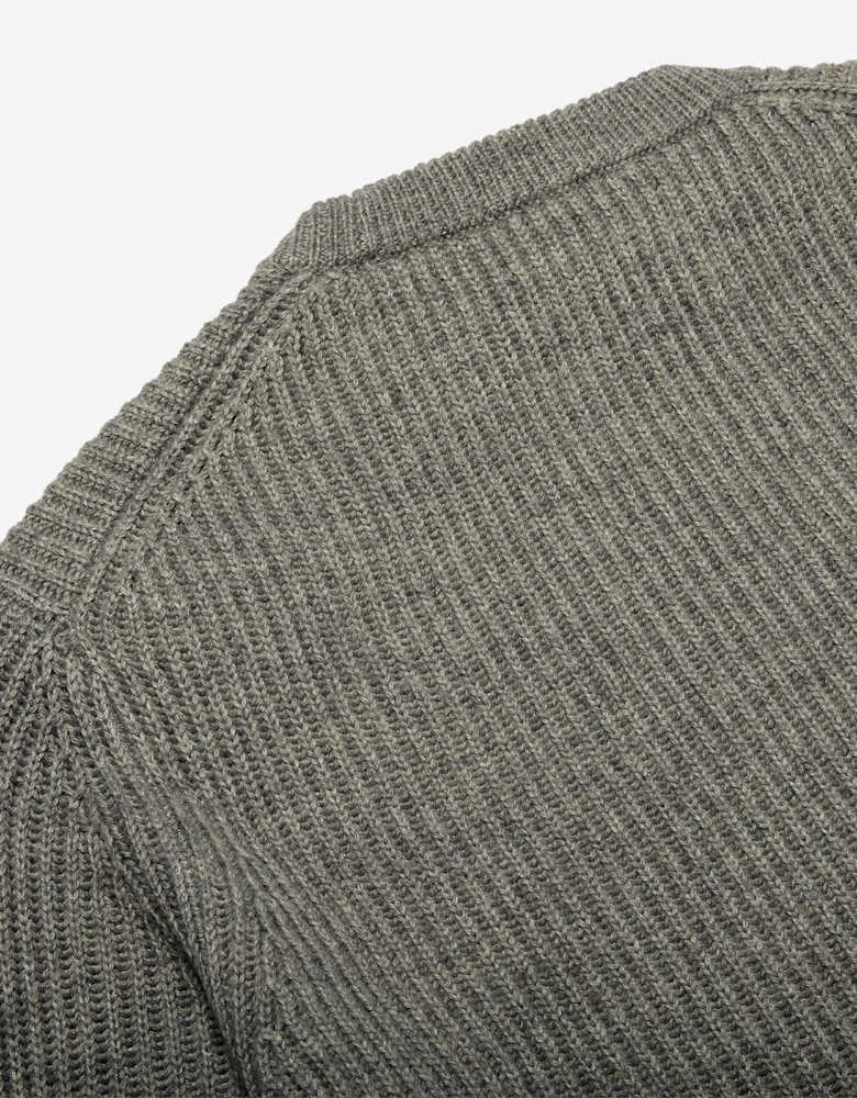 Oliver Sweeney Ribbed Wool Blend Crew Neck Jumper