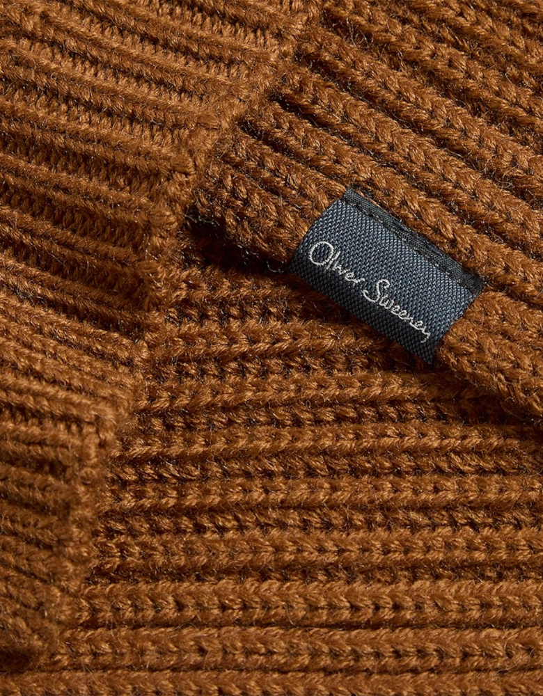 Oliver Sweeney Wool Blend Ribbed Scarf
