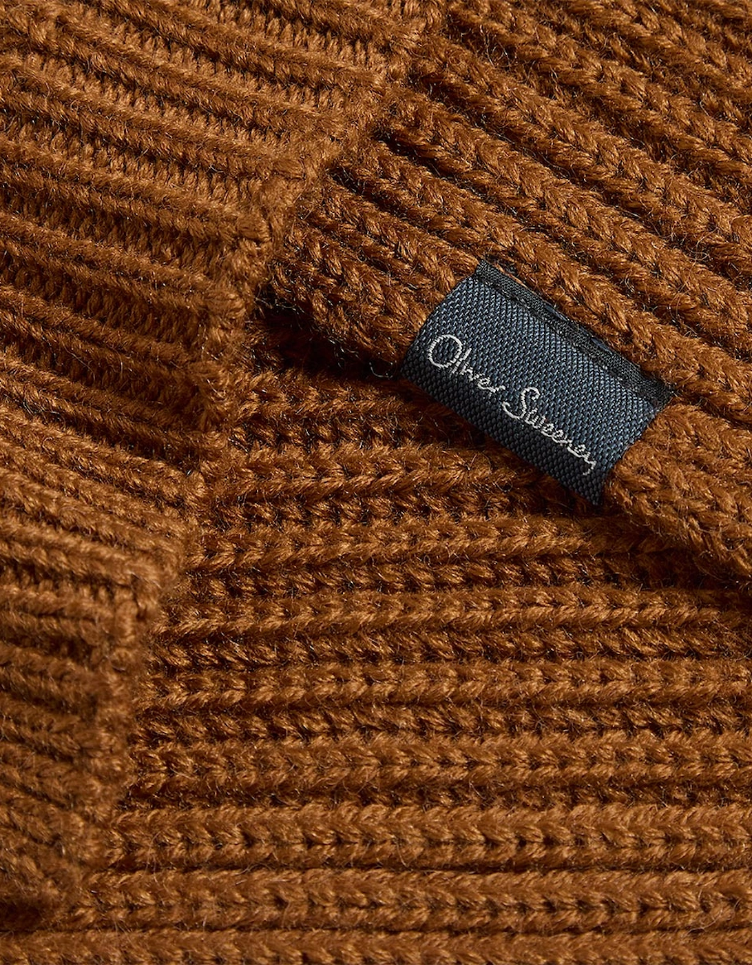 Oliver Sweeney Wool Blend Ribbed Scarf