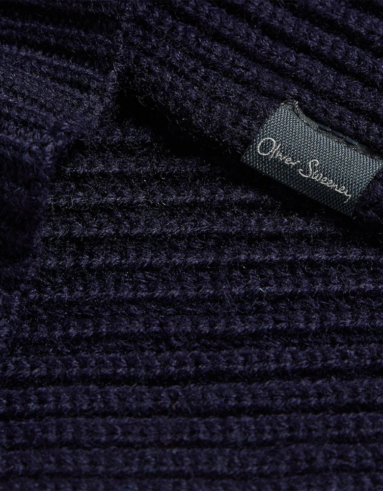 Oliver Sweeney Wool Blend Ribbed Scarf