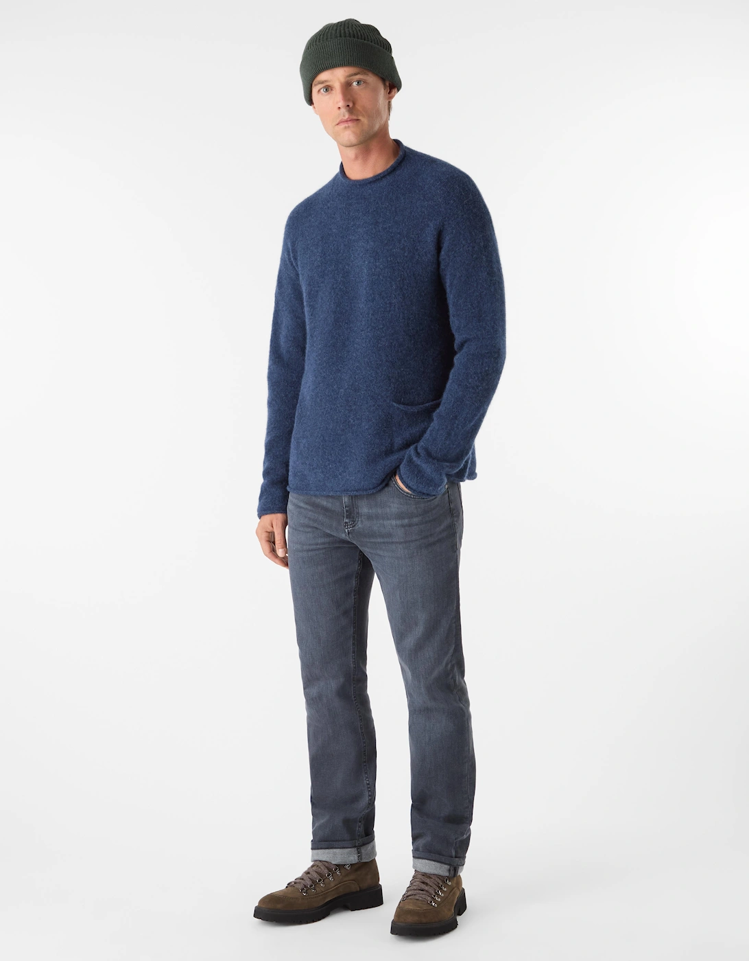 Oliver Sweeney Wool Blend Ribbed Beanie