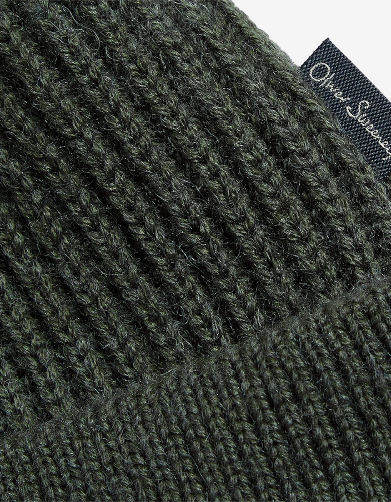Oliver Sweeney Wool Blend Ribbed Beanie