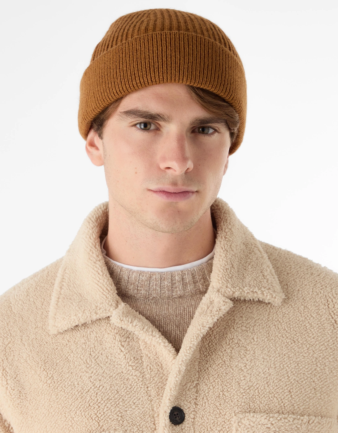 Oliver Sweeney Wool/Cashmere Ribbed Beanie