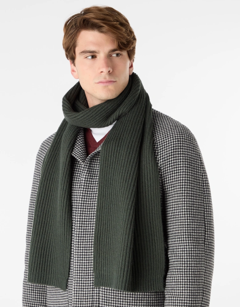 Oliver Sweeney Wool Blend Ribbed Scarf