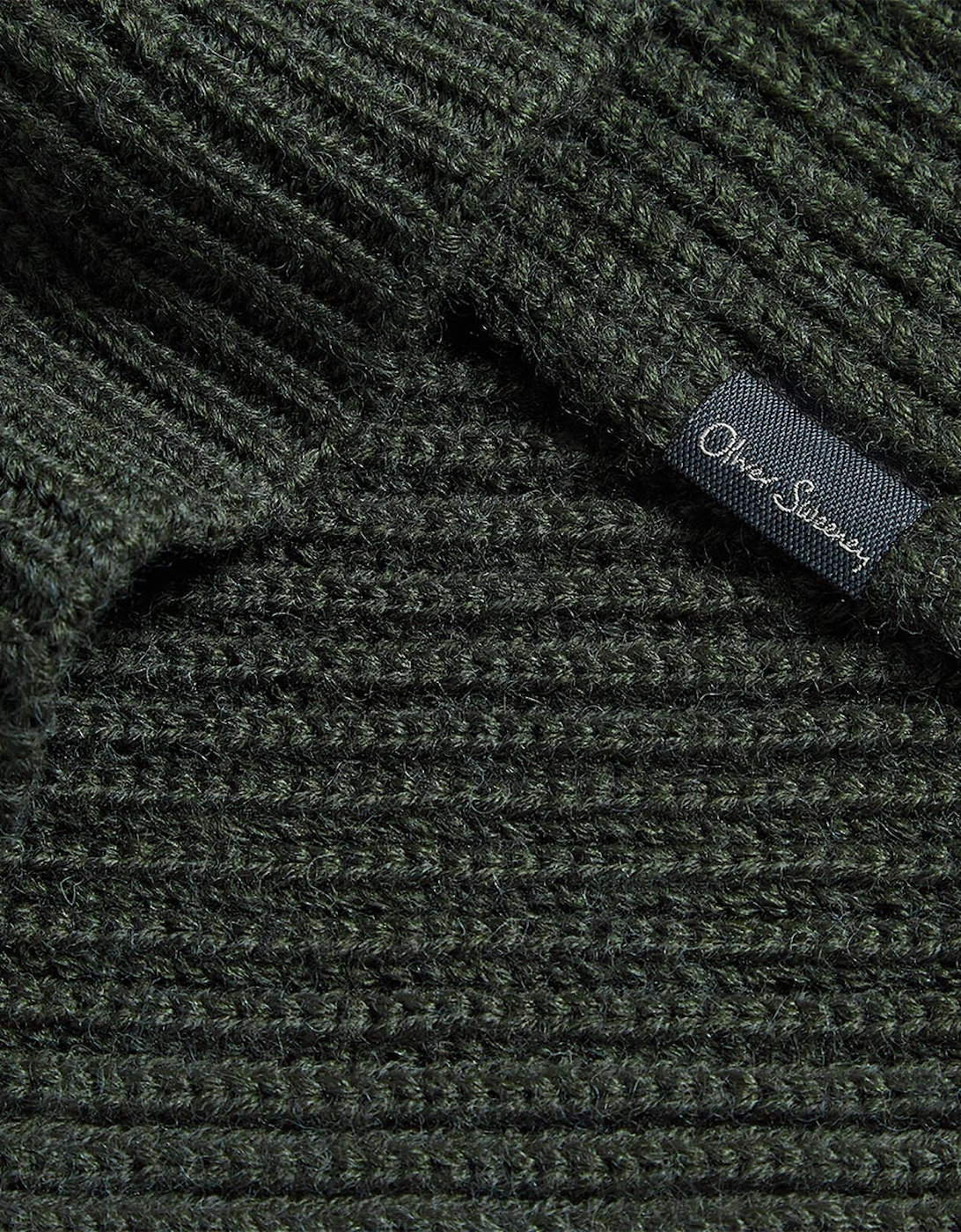 Oliver Sweeney Wool Blend Ribbed Scarf