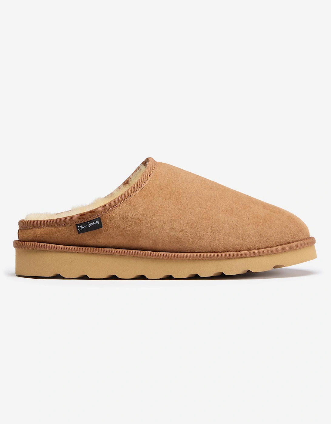 Oliver Sweeney Suede/Shearling Mule Slippers