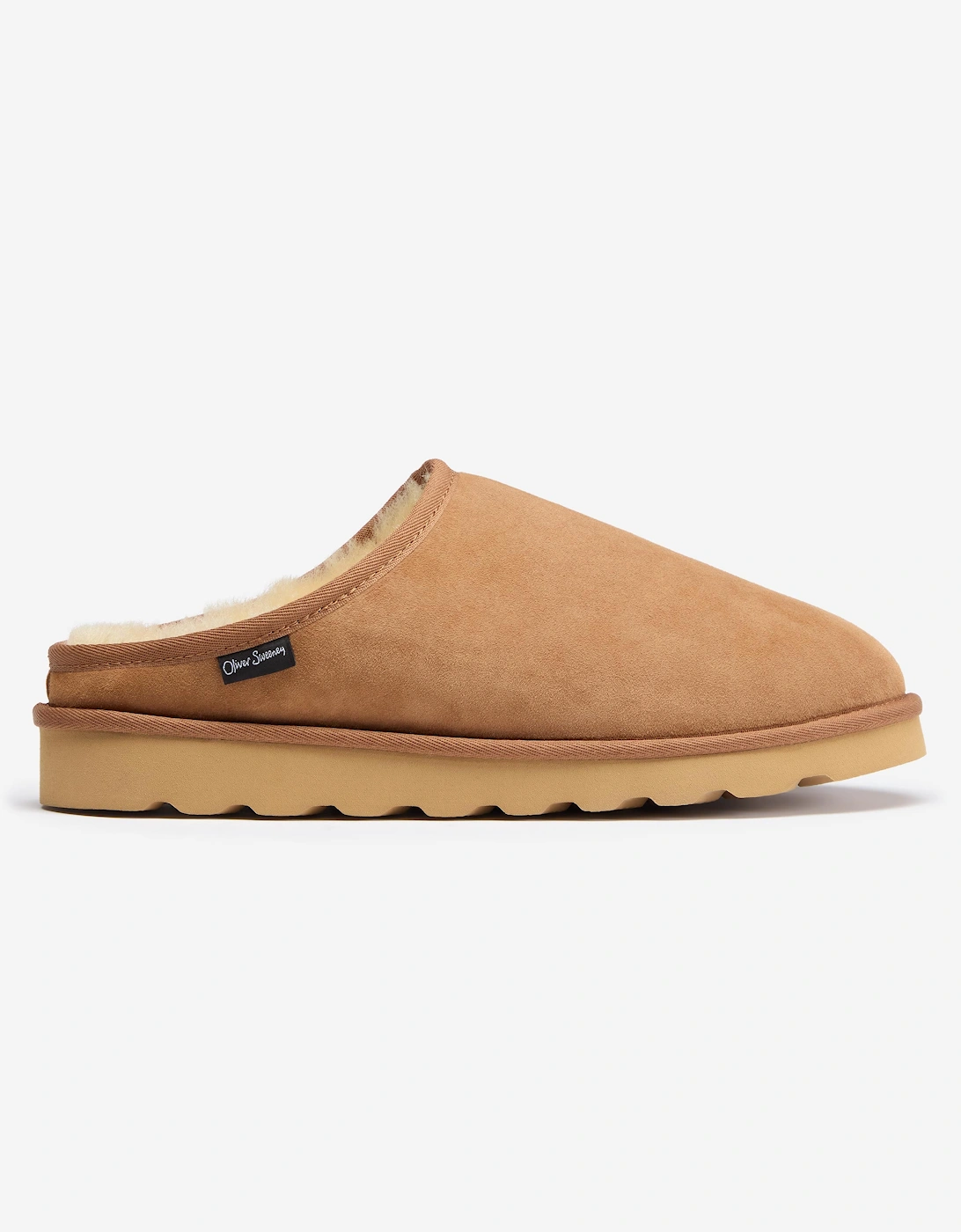 Oliver Sweeney Suede/Shearling Mule Slippers