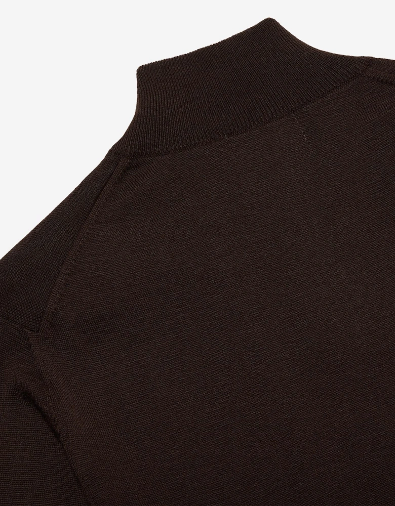Oliver Sweeney Merino Wool Blend Quarter Zip Jumper