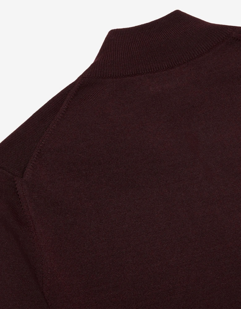 Oliver Sweeney Merino Wool Blend Quarter Zip Jumper