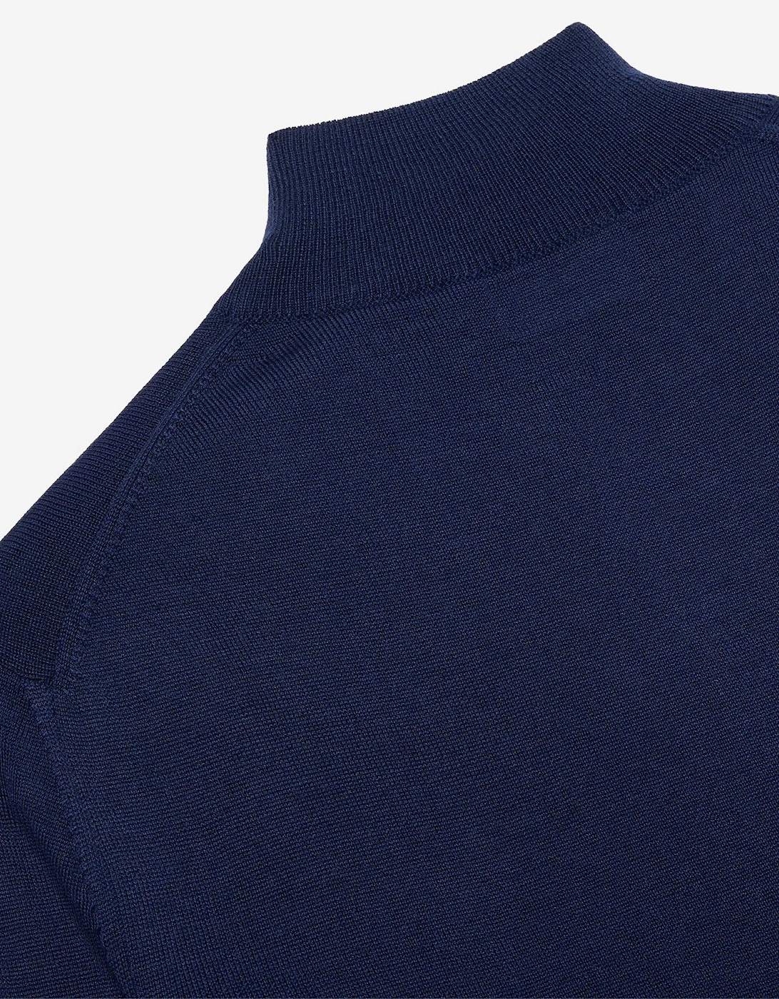 Oliver Sweeney Merino Wool Blend Quarter Zip Jumper