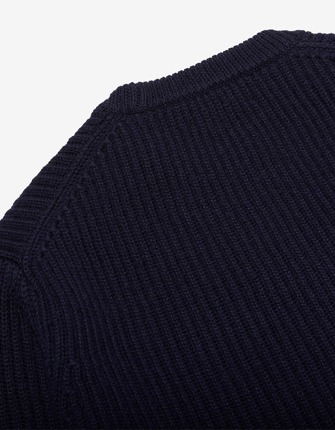Oliver Sweeney Ribbed Wool Blend Crew Neck Jumper
