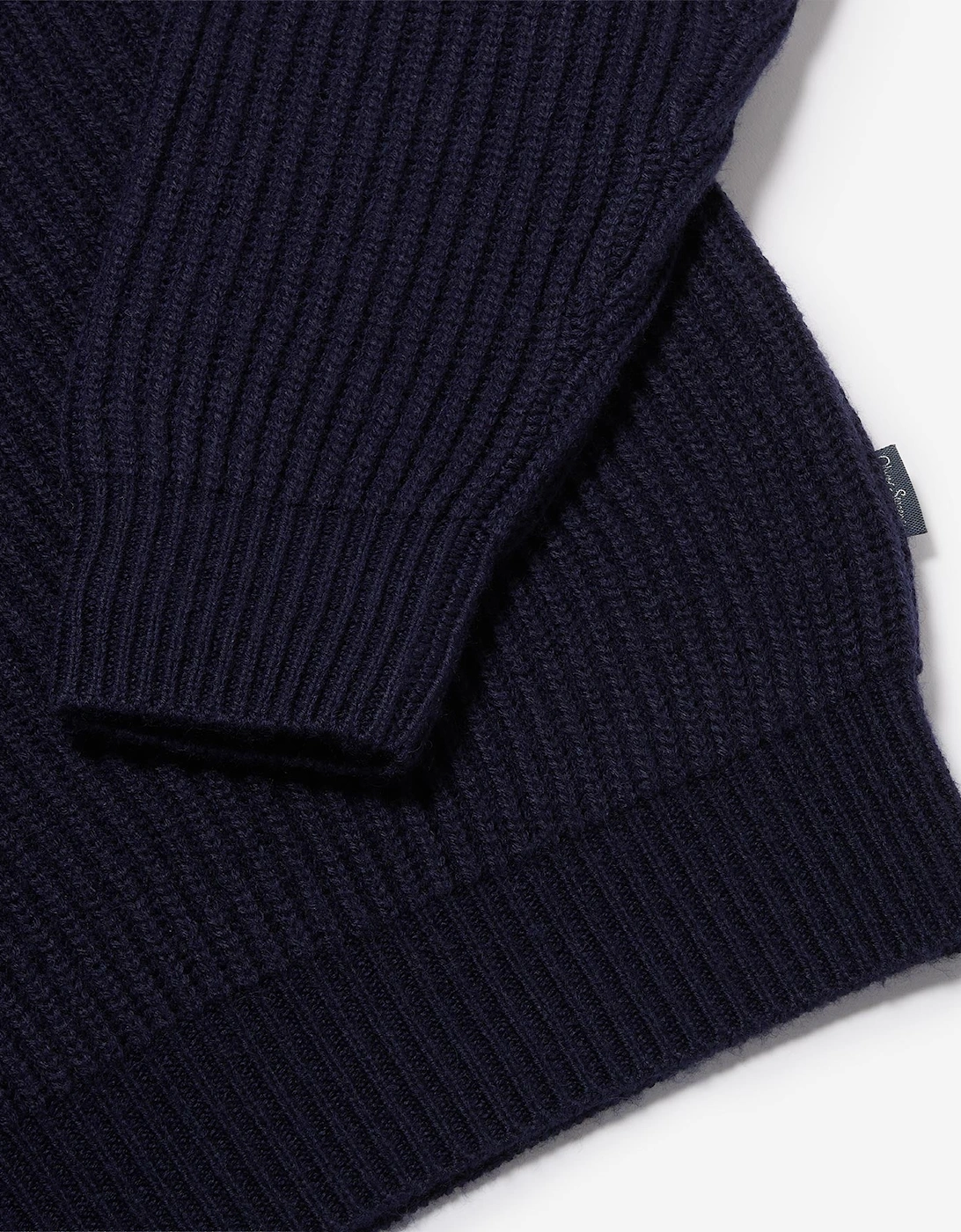 Oliver Sweeney Ribbed Wool Blend Crew Neck Jumper