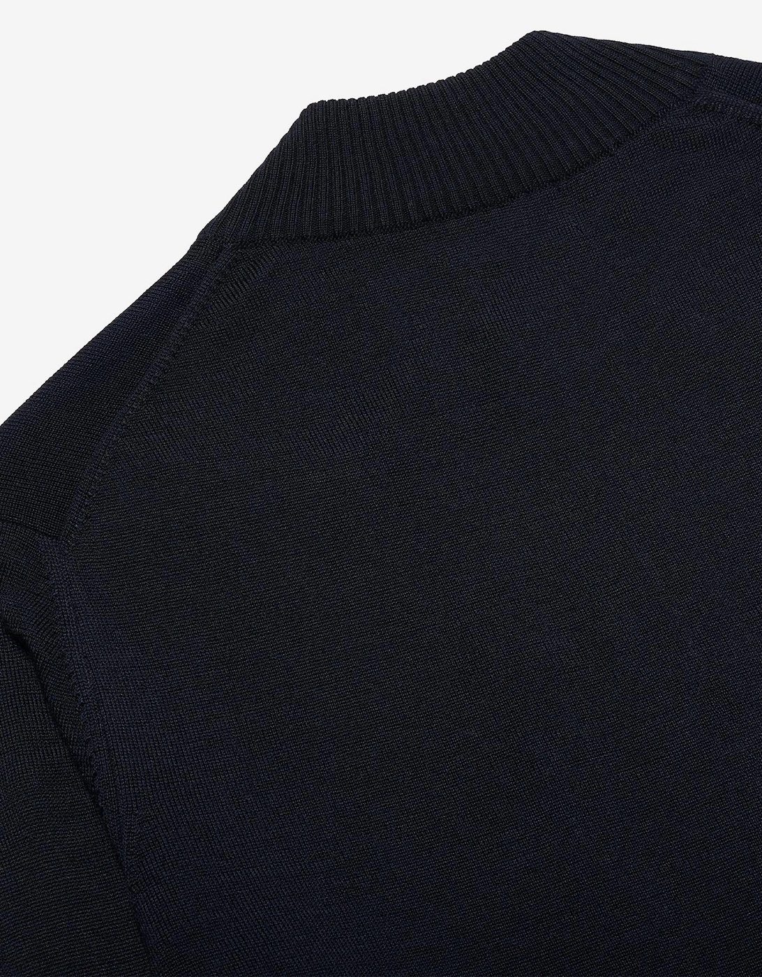 Oliver Sweeney Merino Wool Blend Zip Through Jumper