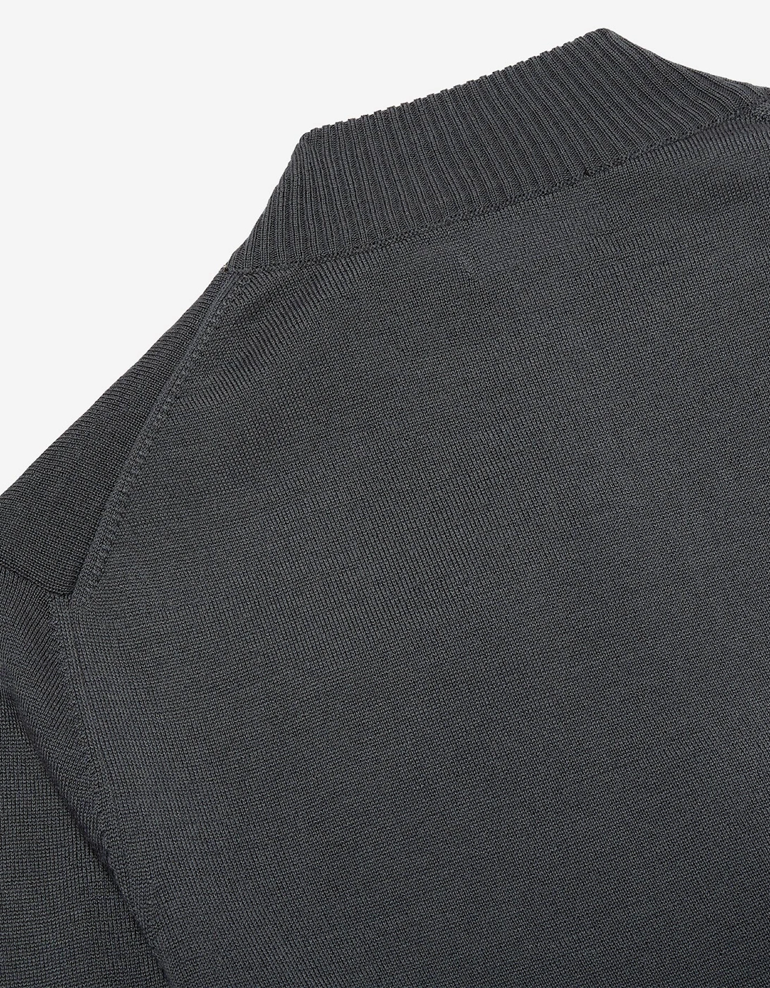 Oliver Sweeney Merino Wool Blend Zip Through Jumper