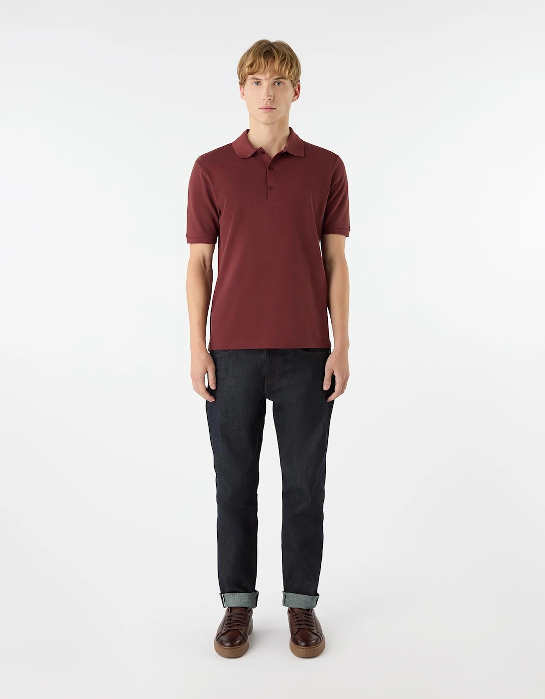 Oliver Sweeney Cotton Pique Polo Shirt